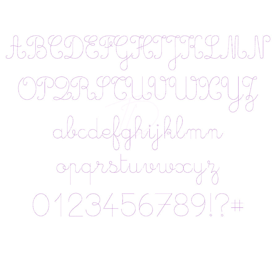 Bean Stitch embroidery digital font. Embroidery alphabet in bean stitch. BX format