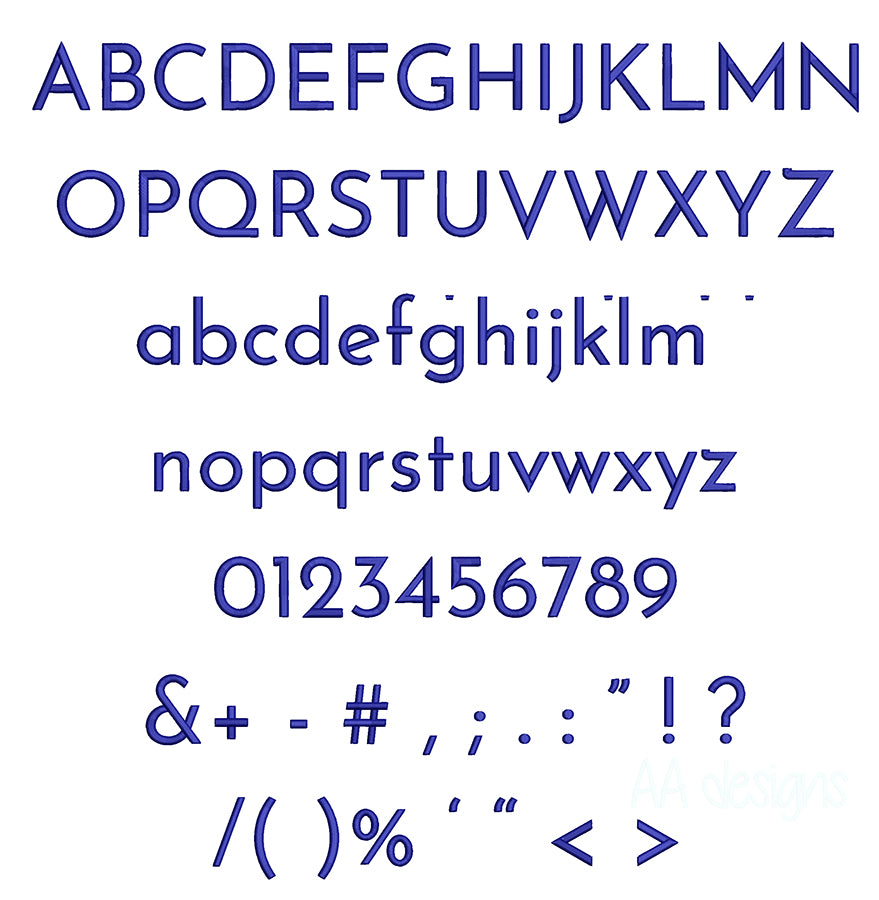 Jose fin puff embroidery digital font. Machine embroidery 3D puff foam. BX format