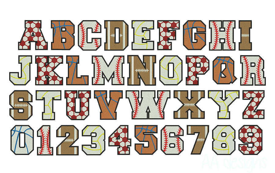 Baseball Mom embroidery font. Baseball embroidery font. BX format