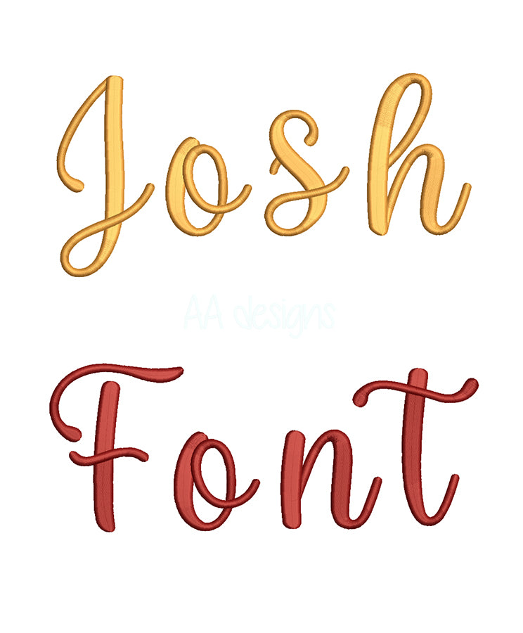 Joseph 3D puff embroidery digital font. Josh embroidery 3d foam alphabet. BX format.