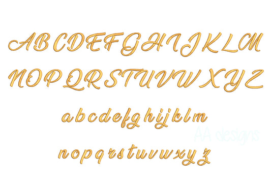 Tennessee 3D puff embroidery digital font. Machine embroidery in 3D puff foam. BX format